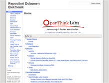 Tablet Screenshot of docs.openthinklabs.com